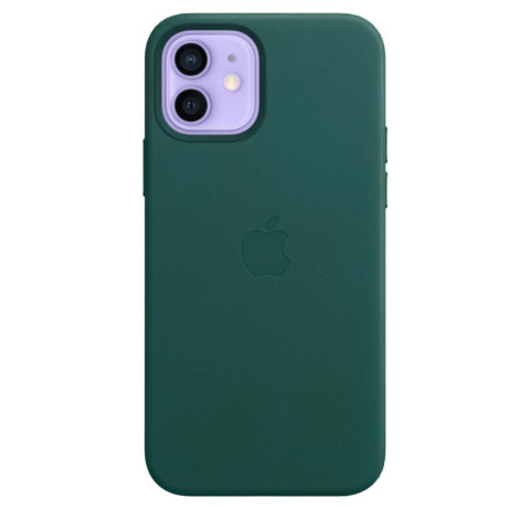 Чохол Leather Case with MagSafe на Iphone 12 mini Pine green Чохол Leather Case with MagSafe на Iphone 12 mini Pine green